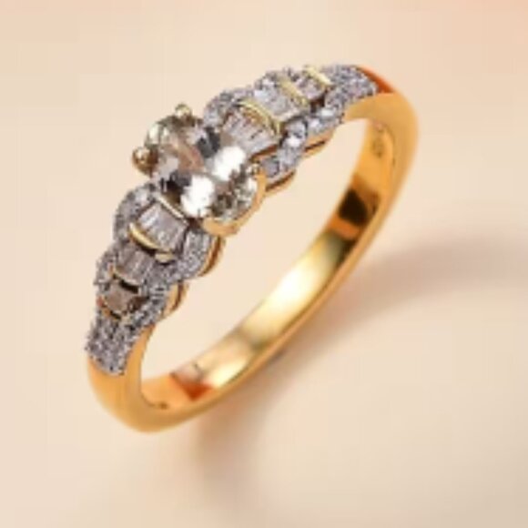 Jewelry - Enchanting Turkizite/Diamond Victorian Era Ring